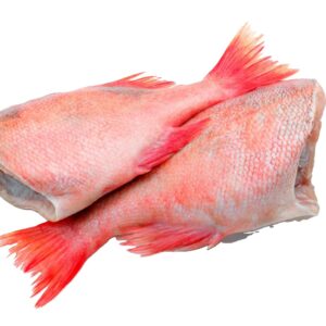 Red brim headless fish